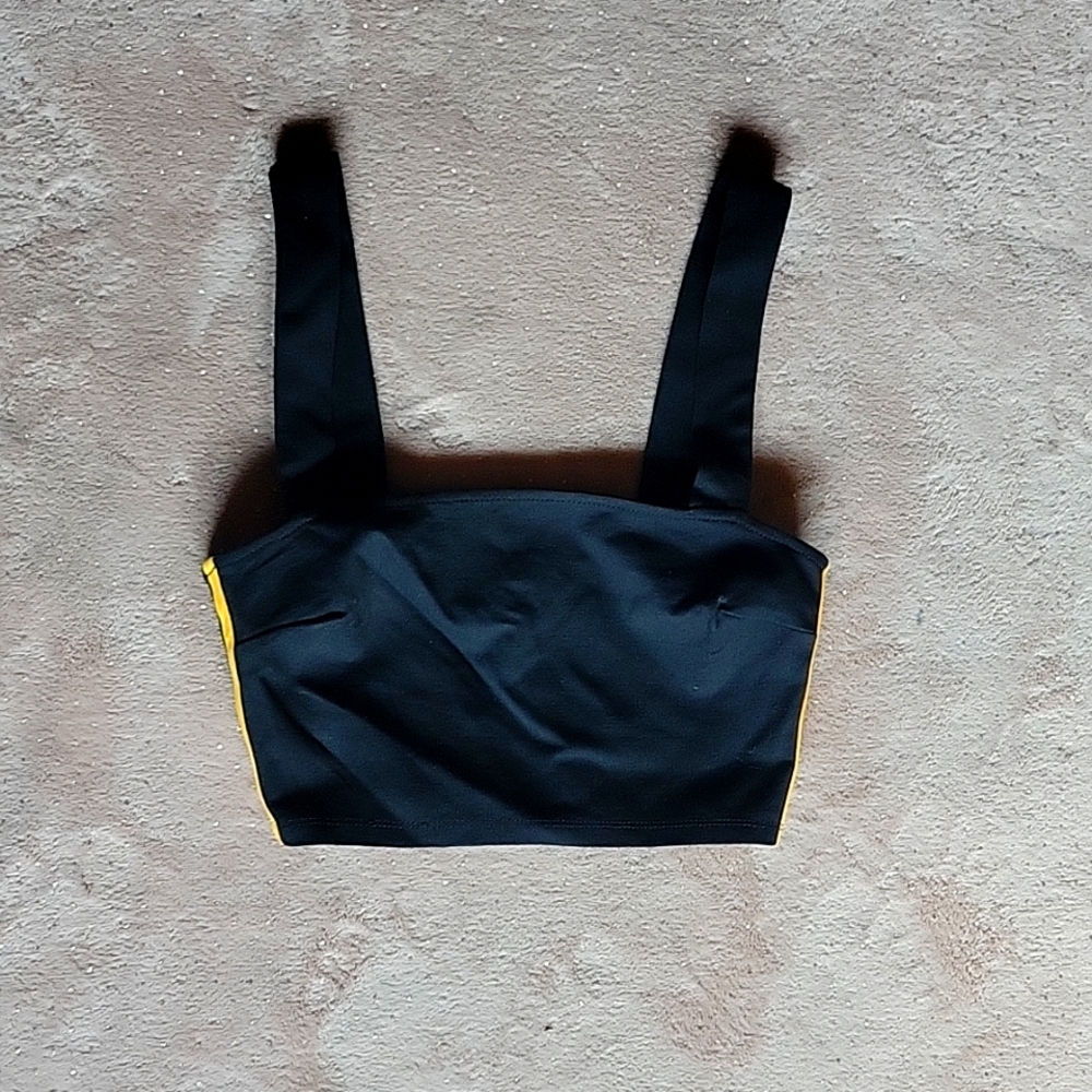 Black crop top